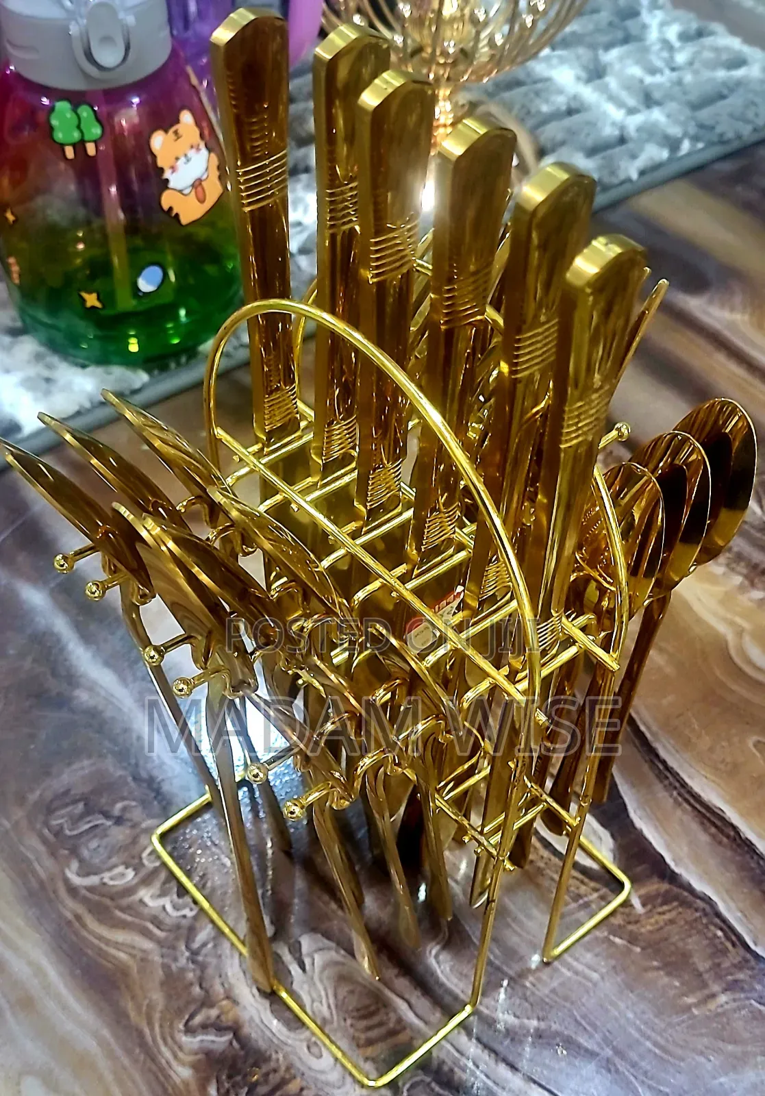High-Quality Gold Cutlery Set