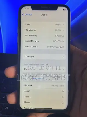 Apple iPhone X 64 GB Black