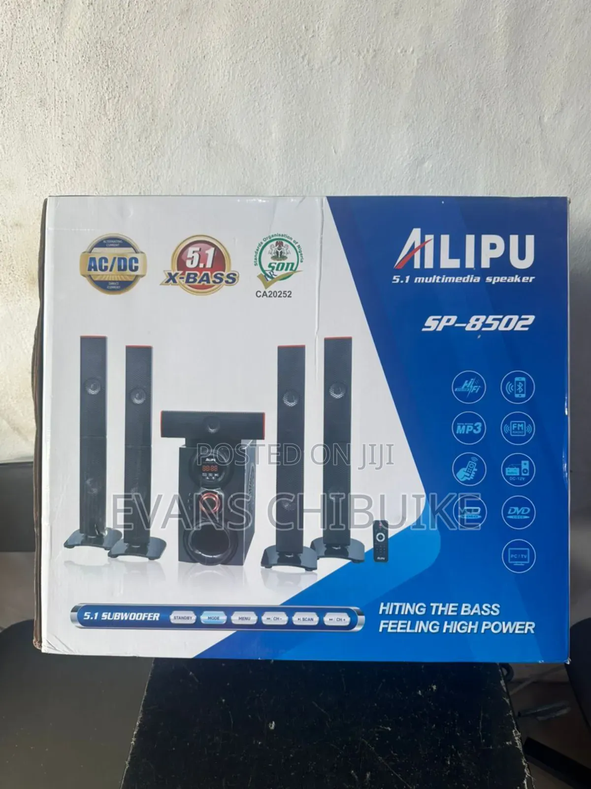 5.1 Channel Sound System With Bluetooth