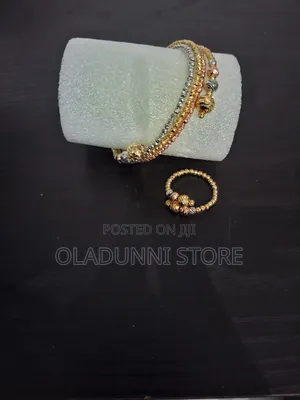 Bracelet With Ring Gold Plated