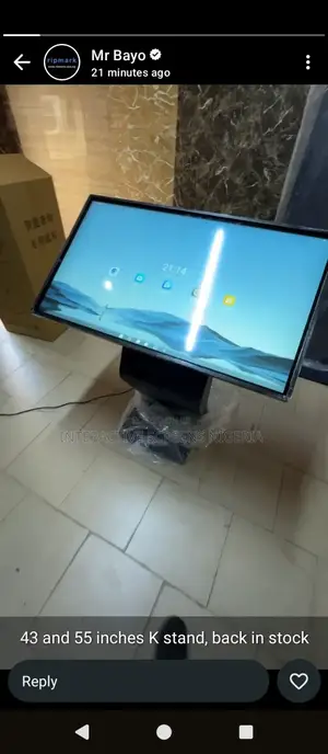43 Inches K-Stand Digital Kiosk Signage Screen