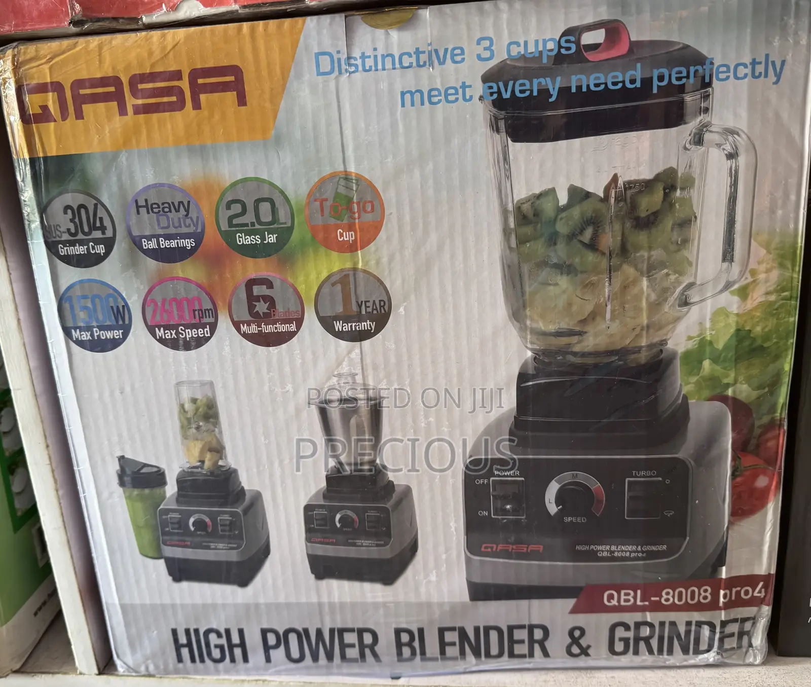 Qasa Pro4 Blender Grinder
