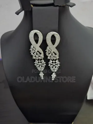 Bridal Silver Earring