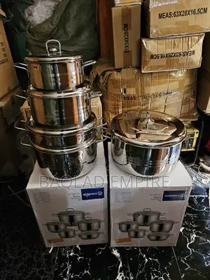 10pcs Korkmaz Quality Stainless Steel Pot Set