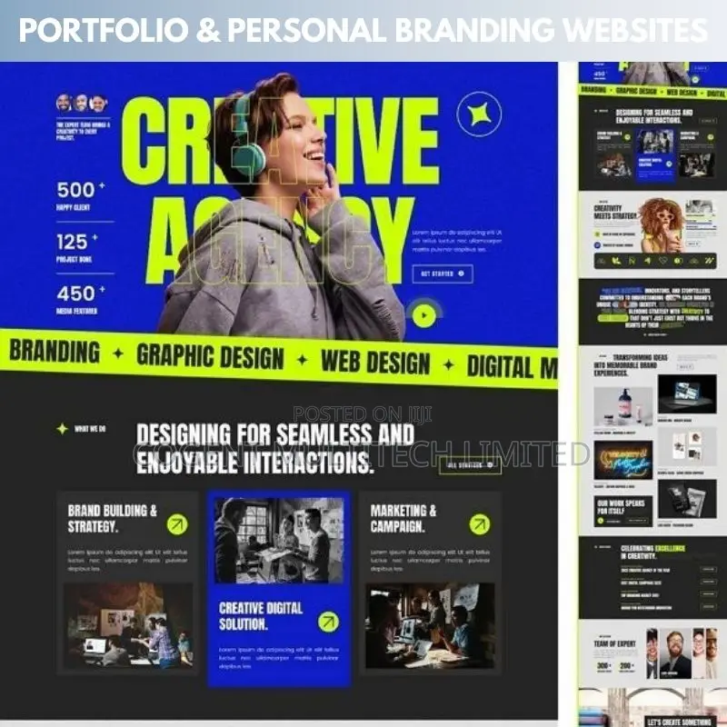 Portfolio Personal Branding Websites