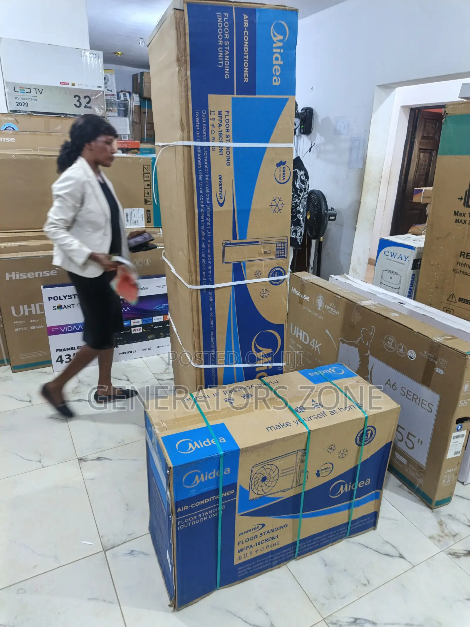 Midea 2hp Floor Standing Ac | Stylish Cooling Solution for Big Spaces