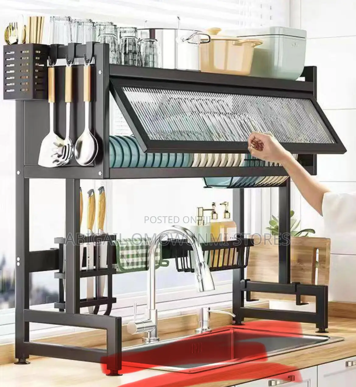 85cm Over the Sink Plate Rack