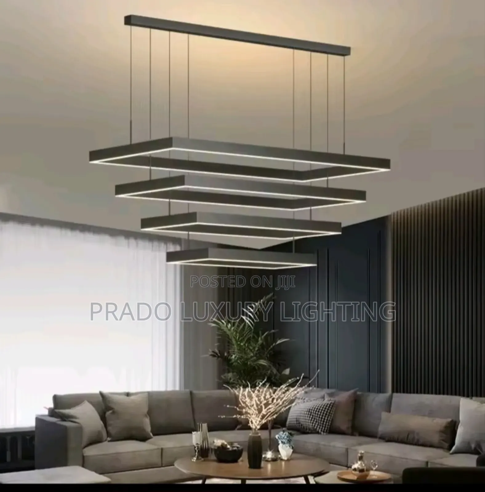 Square Chandelier Light