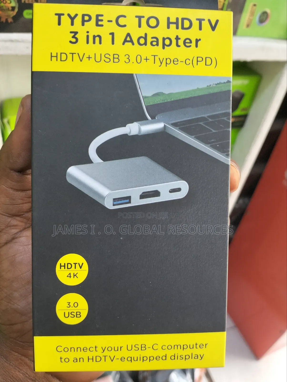 Type C to HDTV 3 in 1 Adapter ( Type C Hub)