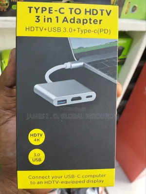 Type C to HDTV 3 in 1 Adapter ( Type C Hub)