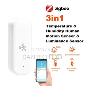 3in1 Temperature and Humidity Human Sensor Luminance Sensor(Zigbee)