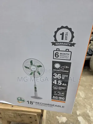 Lontor Rechargeable Fan 18"