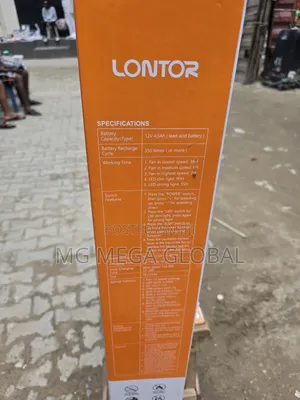 Lontor Rechargeable Fan 18"