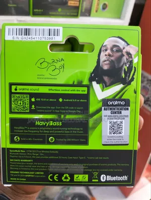 Oraimo Bluetooth Ear Buds Space Budsz Neo