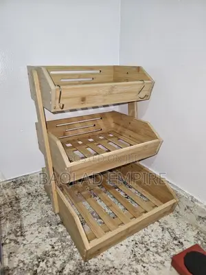 3 Steps Foods And Vegetables Kitchen Storage Rack