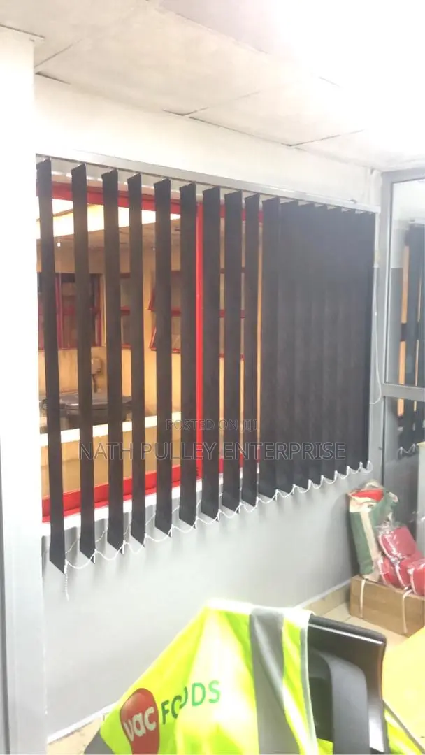 Deep Grey Vertical Blinds