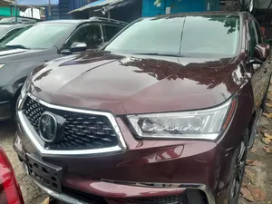Acura MDX w/Advance Pkg FWD 2017 Red