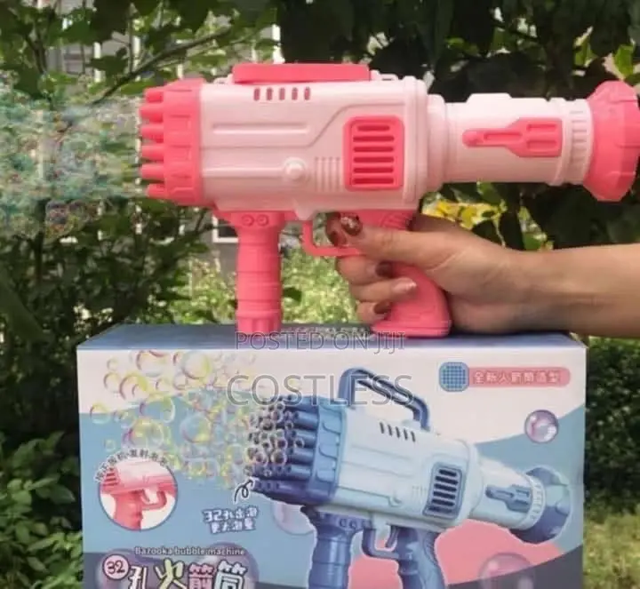 25 Hole Fun Bubble Gun