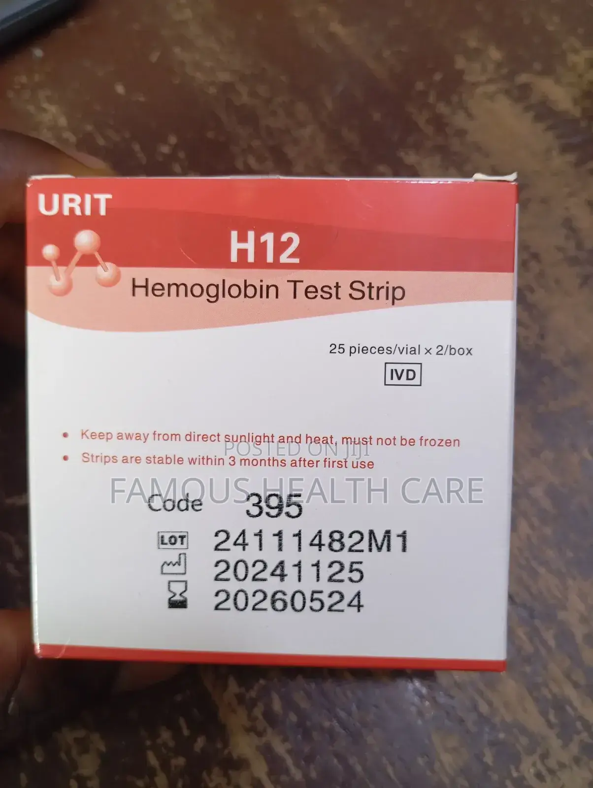 Hemoglobin Strip Urit