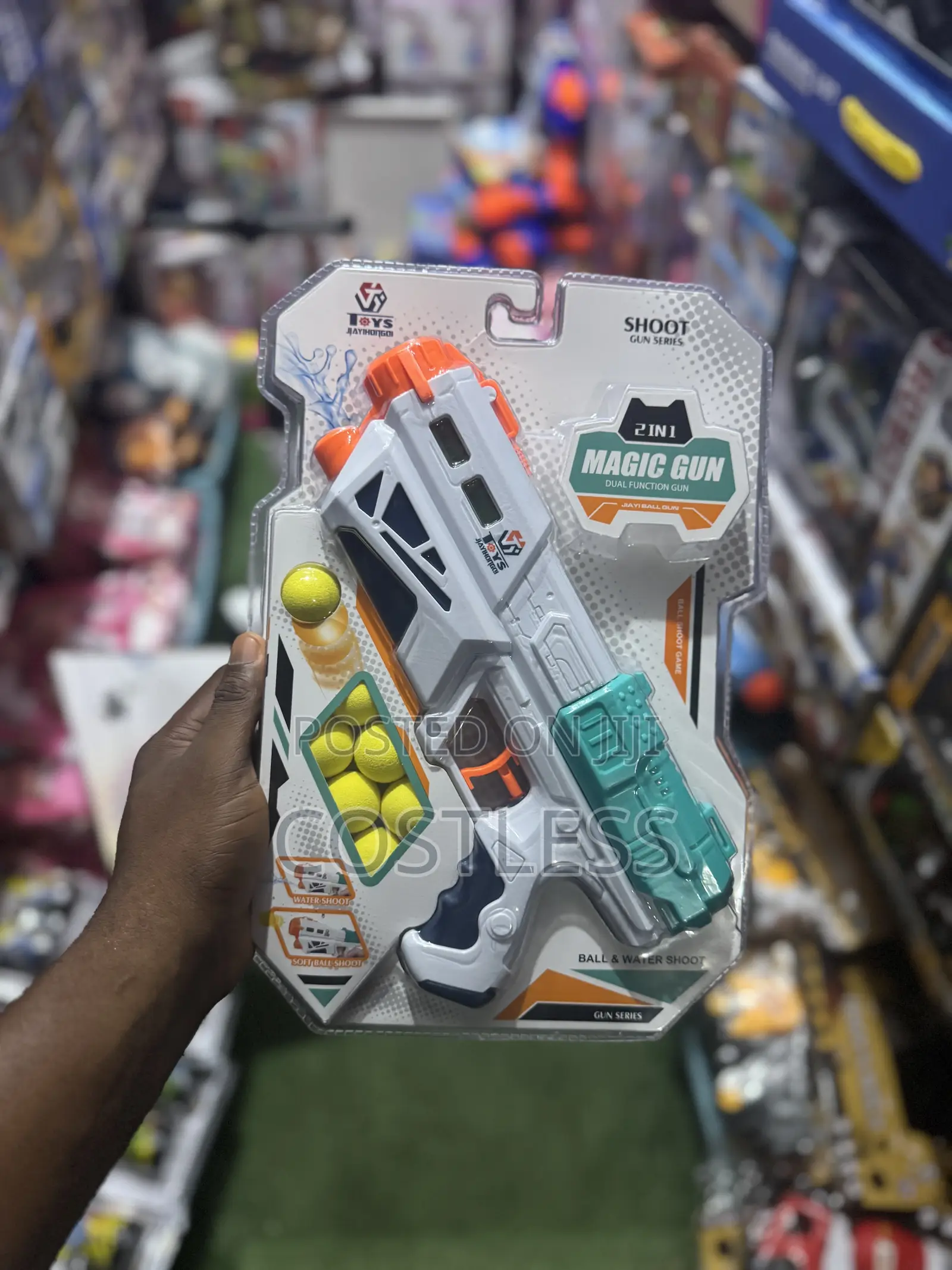 2 in 1 Magic Splash Gun Toy
