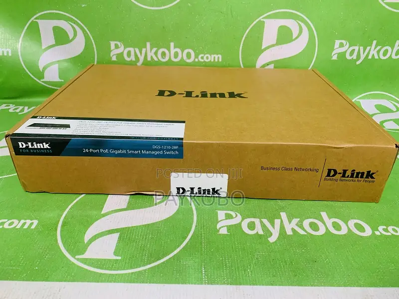 D-Link DGS-1210-28p 24-Port Poe Gigabit Smart Managed Switch