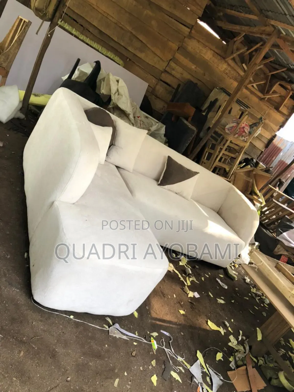 L Shape With Two Two Pillow