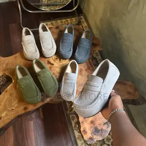 Original Wrapped Suede Louis Stitch Loafers Shoes