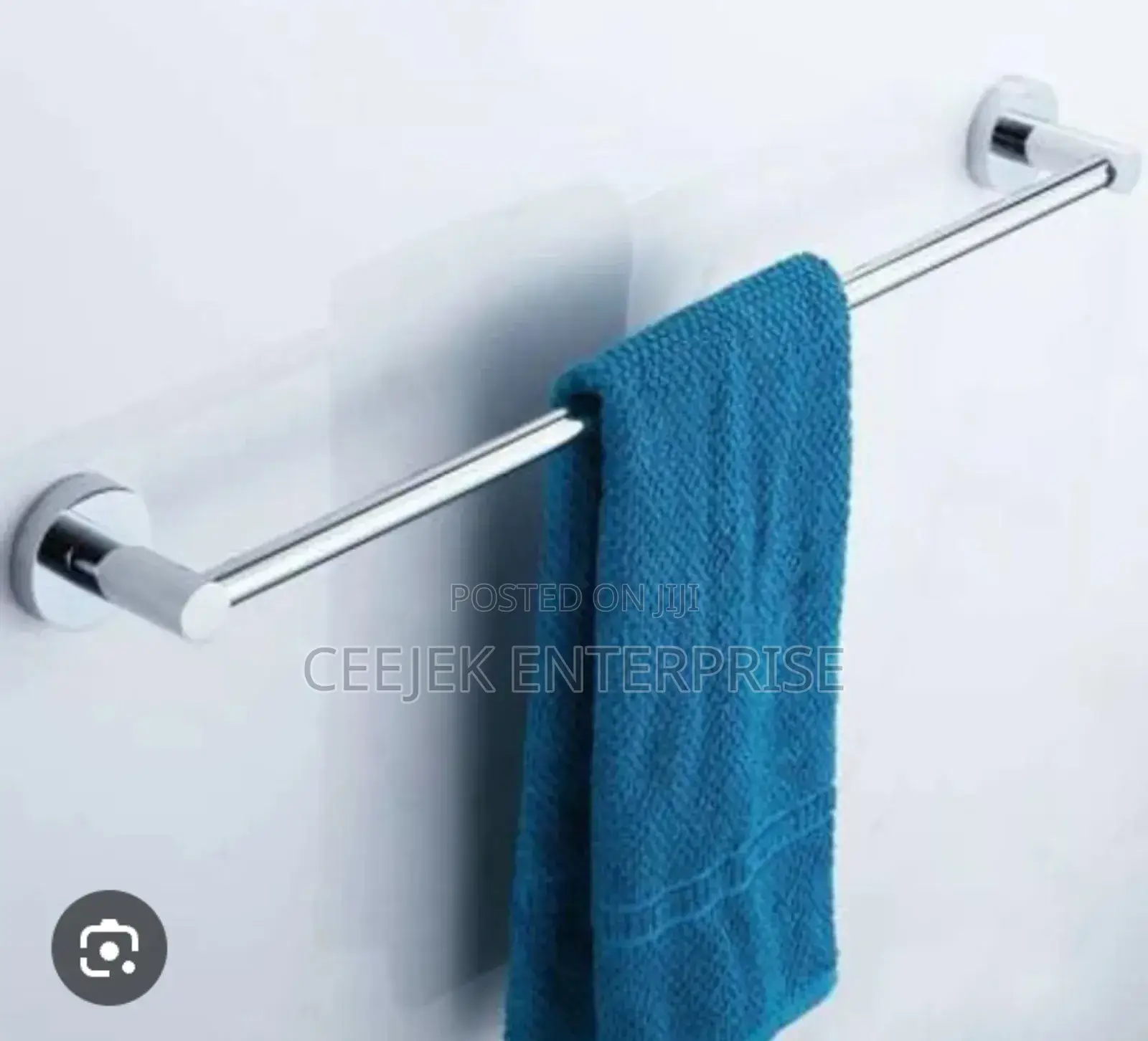 Single Stainless Steel Towel Rack