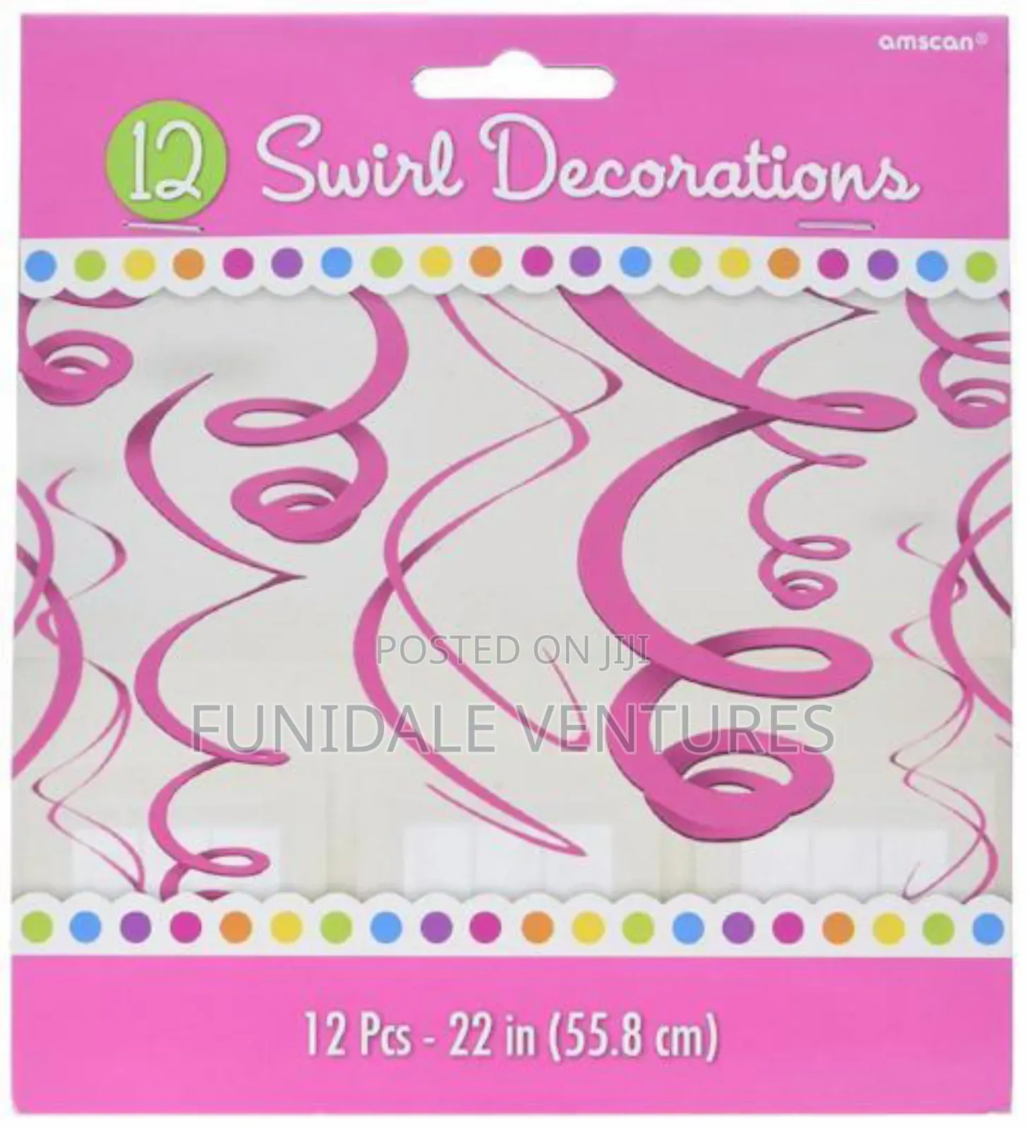 12 Swirl Decorations