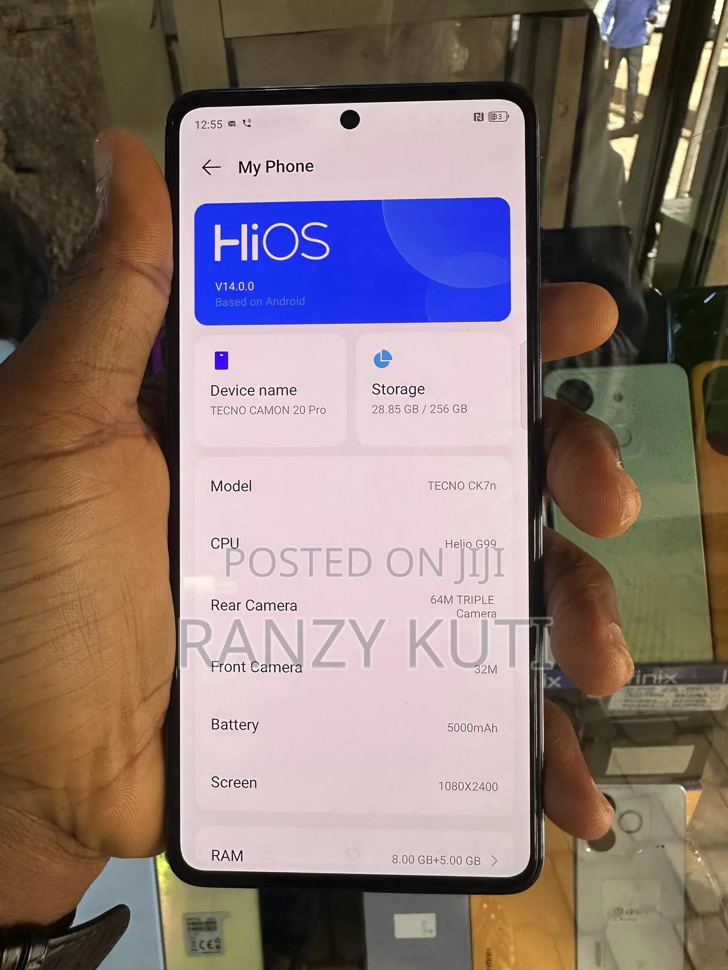 Tecno Camon 20 Pro 256 GB Blue