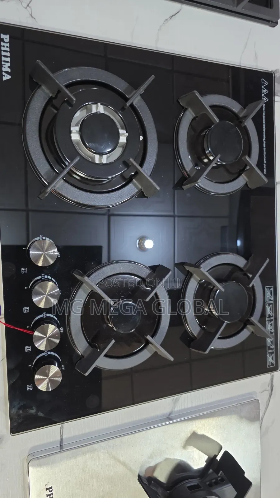 Phima Cabinet 60 by 60 4 Burners Cooker