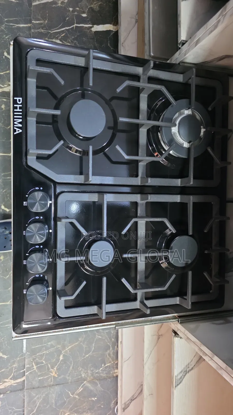 Phima 60 by 60 4 Burners Inbuilt Gas