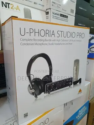 Behringer U-Phoria Studio Pro Complete Recording Bundle