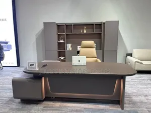 8executive Office Table With Shelf