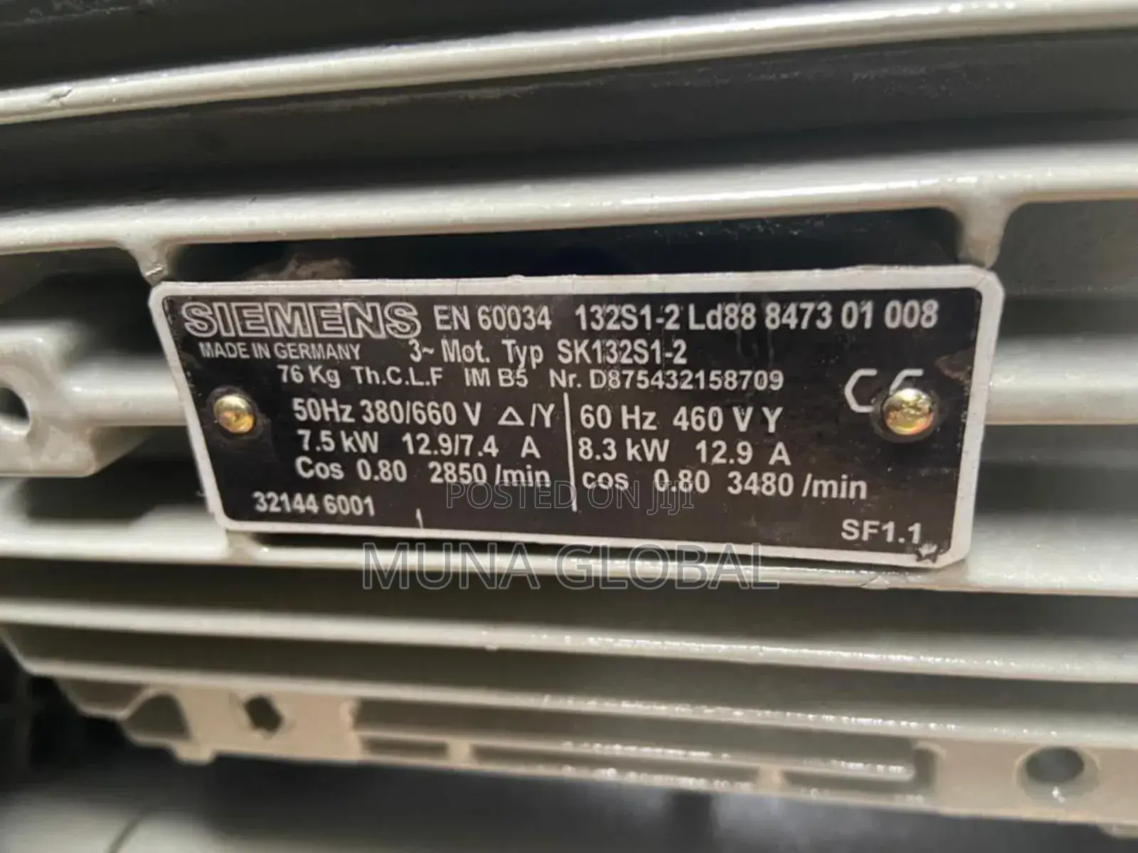 7.5kw Siemens Blower