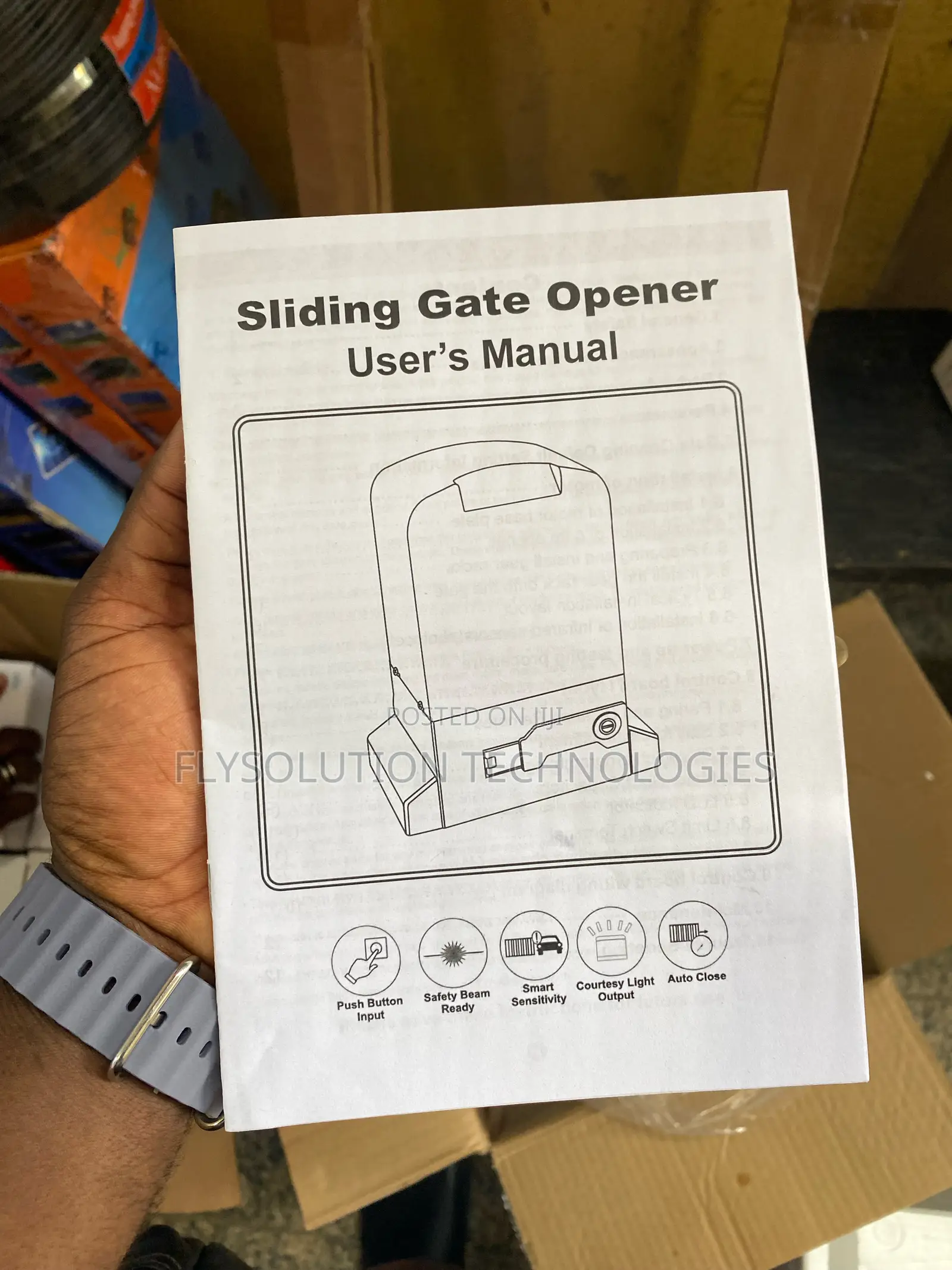 Automatic Sliding Gate Opener Machine Kit With Free Wi-Fi Receiver