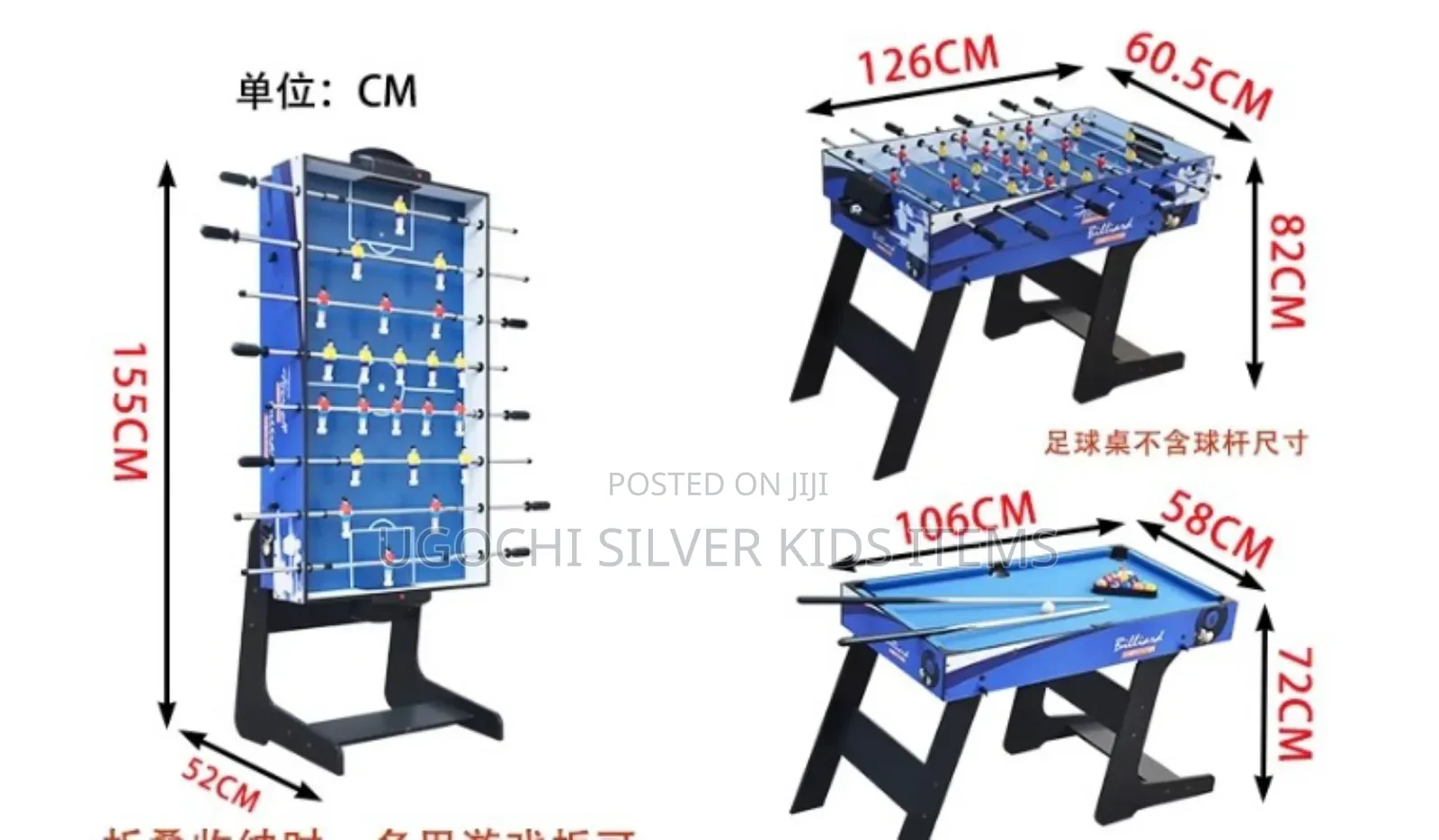 4feet by 2fit Foldable Type 4in1 Is Available