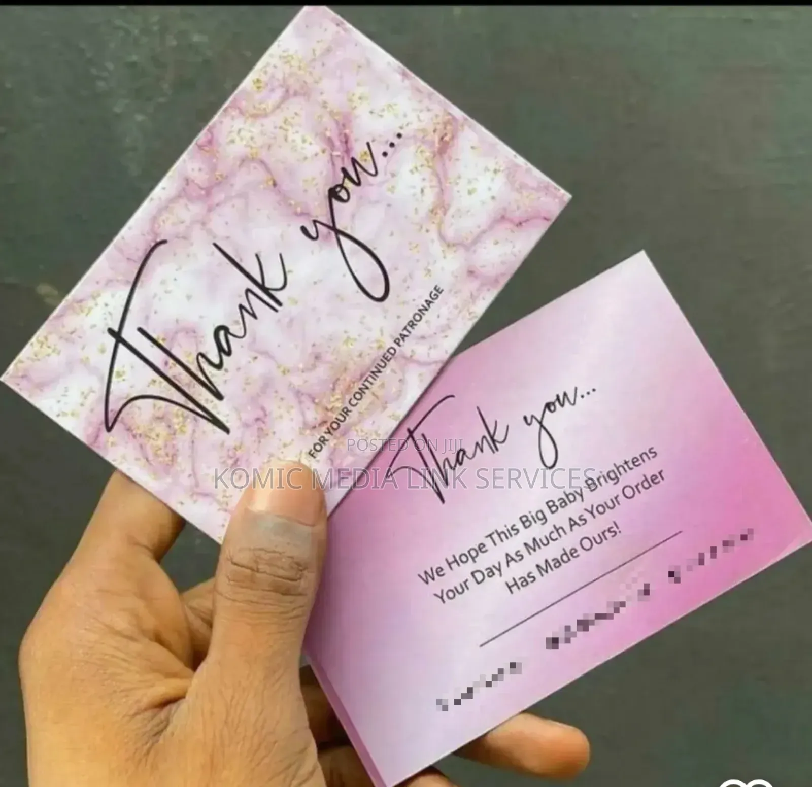 Thank You Card