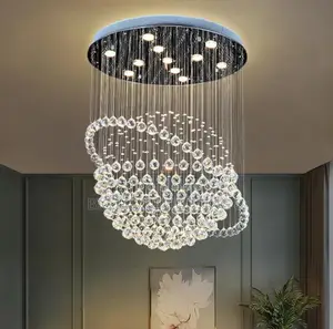 Modern Luxury Crystal Raindrop Chandelier