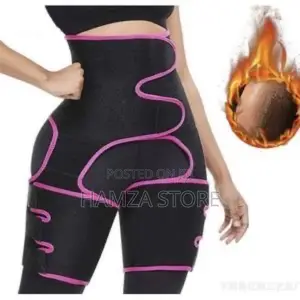High-Waisted Waist and Thigh Trimmer With a Butt-Lifting Design
