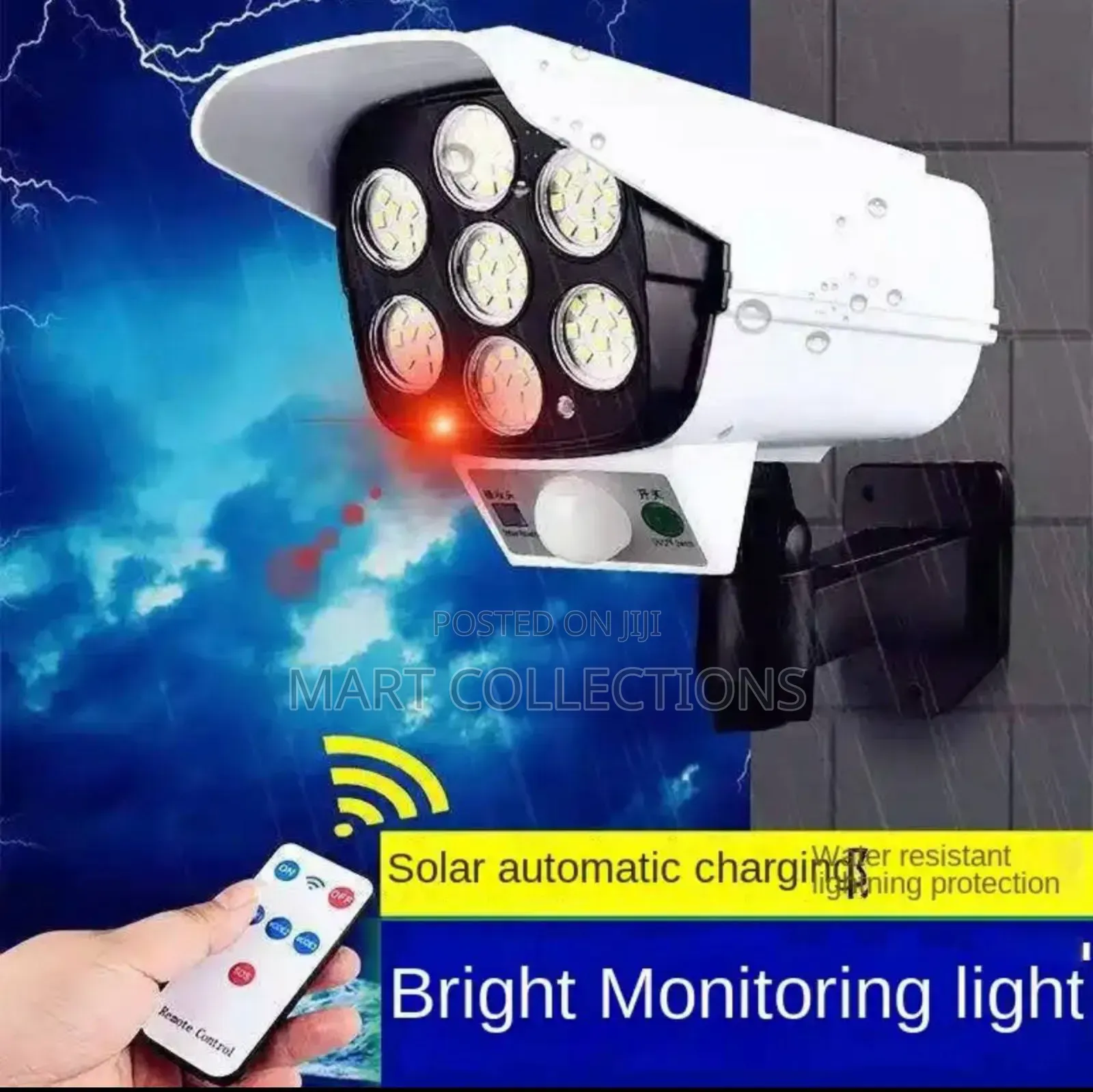 Solar Powered Outdoor Security Light – Motion Sensor Led Lamp
