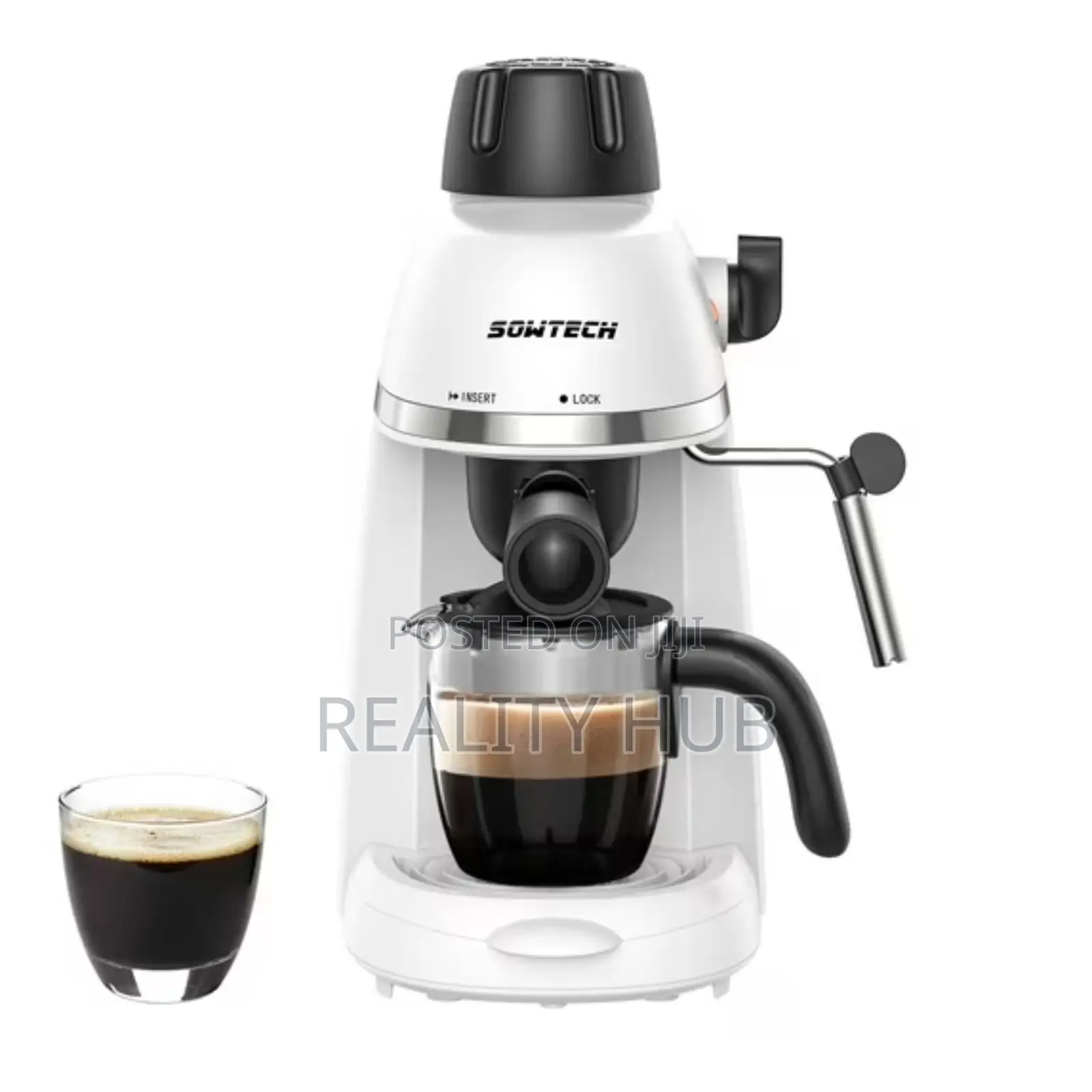 Sowtech Espresso Machine Coffee Maker Cappuccino Latte Machine White