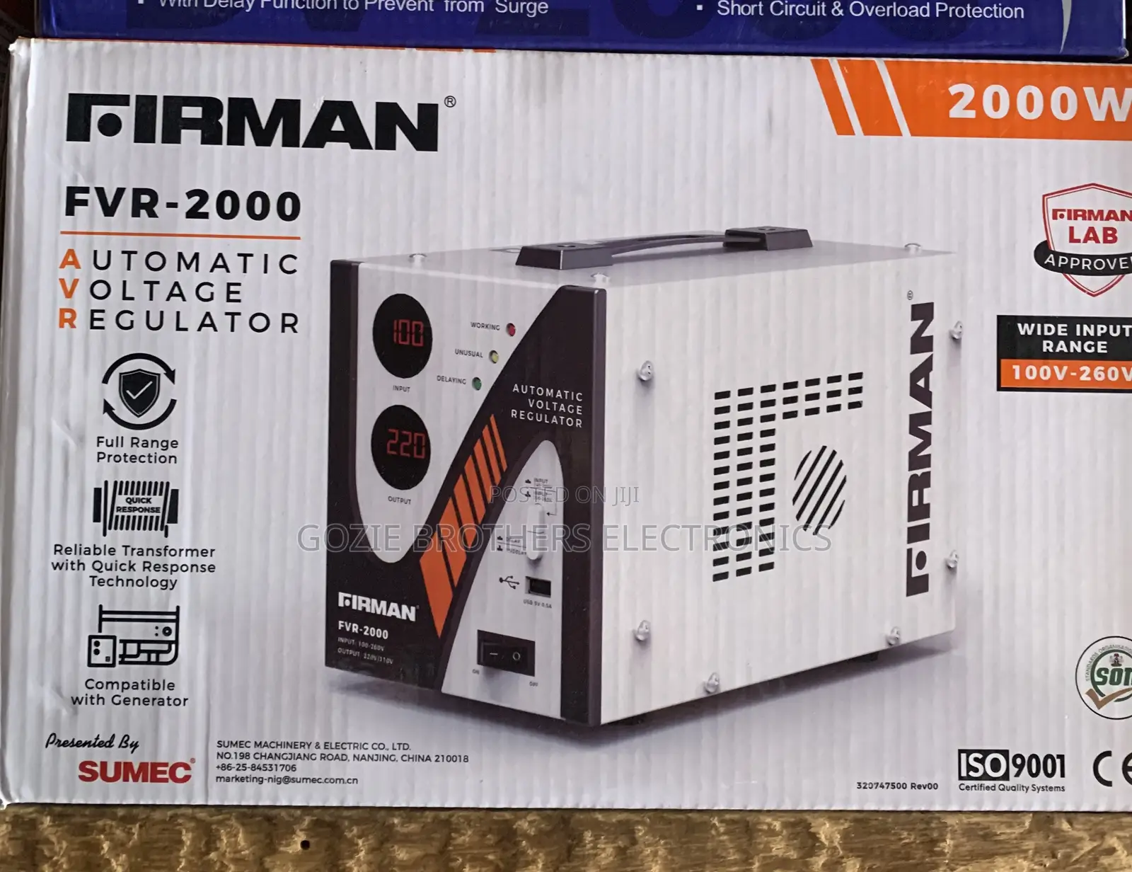 Firman Digital Stabilizer 2000watts