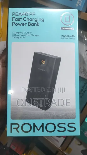 Romoss Fast Charging Power Bank With a 40000mah and 22.5w