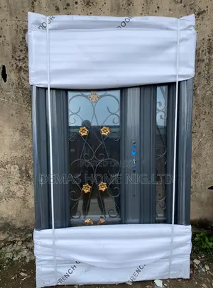 Gray Glass Door