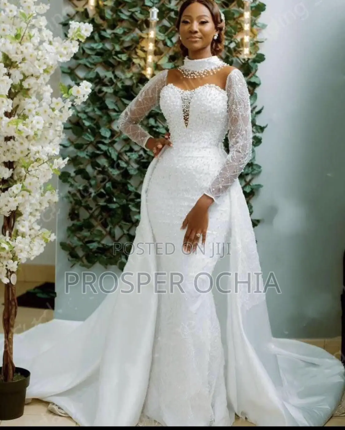 Mermaid 2 Piece Wedding Gown