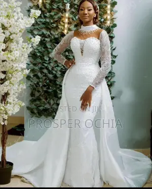 Mermaid 2 Piece Wedding Gown
