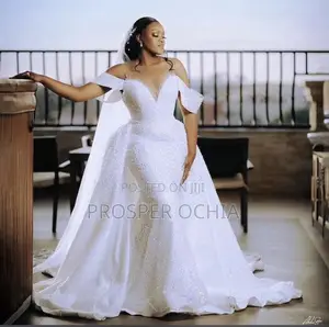 Mermaid 2 Piece Wedding Gown
