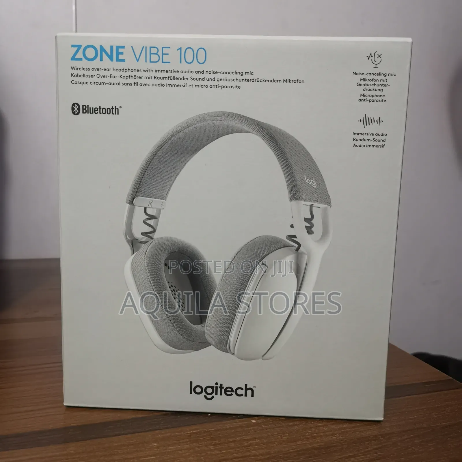 Logitech Zone Vibe 100 Wireless Over-Ear Headphones