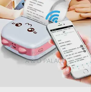 Rechargeable Mini Printer With Full Accessories